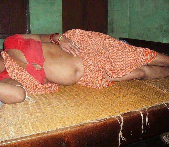 Village aunty sleep